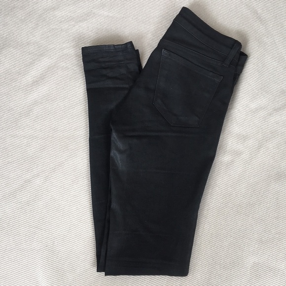 J Brand Denim - J Brand Super Skinny Coated Jeans
